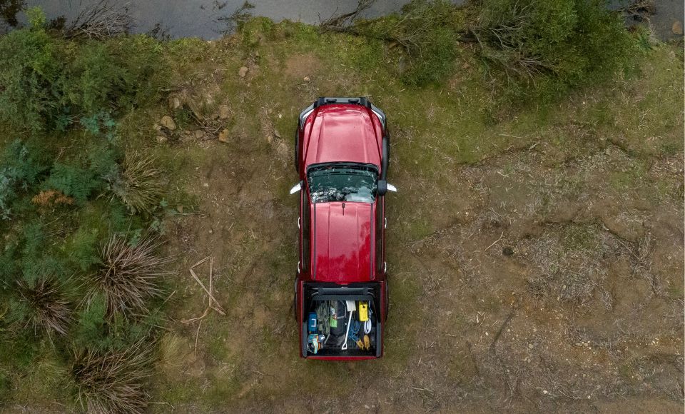 Red Mazda BT-50 drone shot.jpg